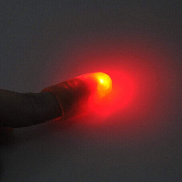 2pcs Tricks Finger Lights Fingers LED GSPG78501x2 Thumb Magic Light Up Props