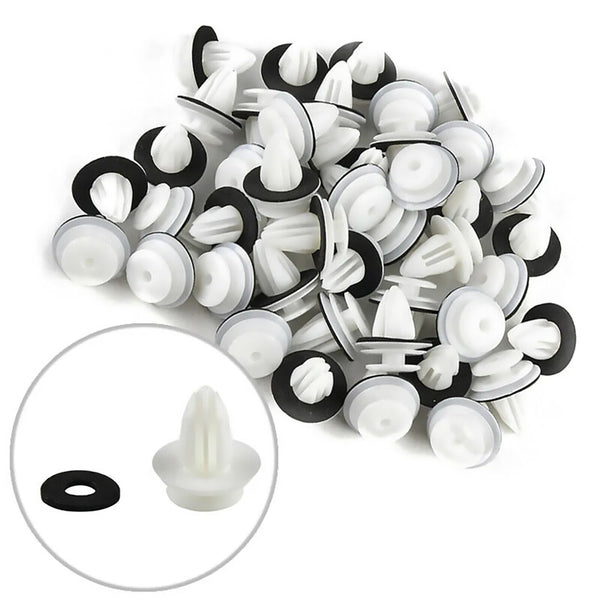 100PCS Car Trim Body Fastener Rivet Retainer Door Panel Bumper Plastic Clips Kit