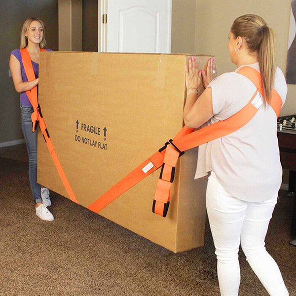 Adjustable Forearm Cargo Carry Belt Lifting Moving Straps Forklift Furniture