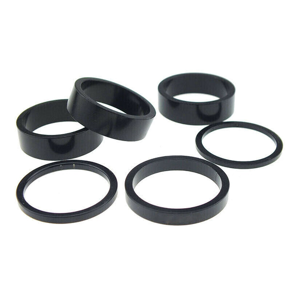 6/12pcs Bicycle Headset Washer Road Bike Headset Washer Front Stem Fork Spacers