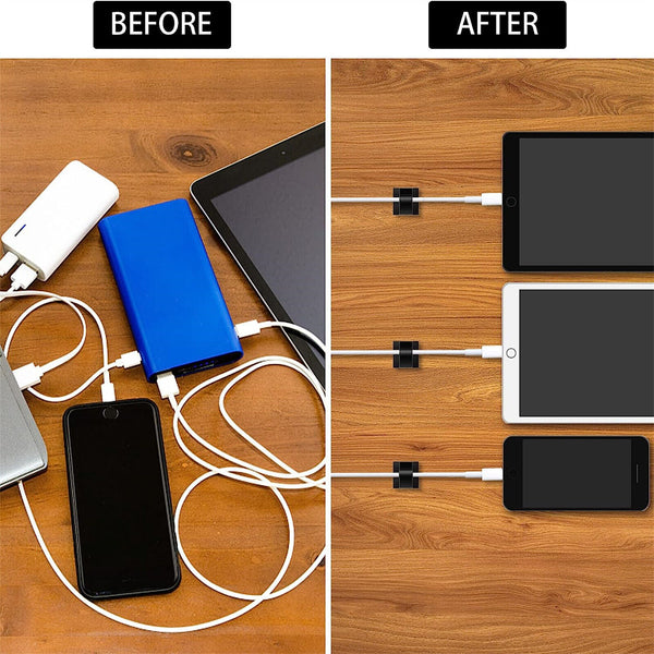 Self Adhesive Cord Organizer Cord Management Cable Clips Wire Holder Wire Clips