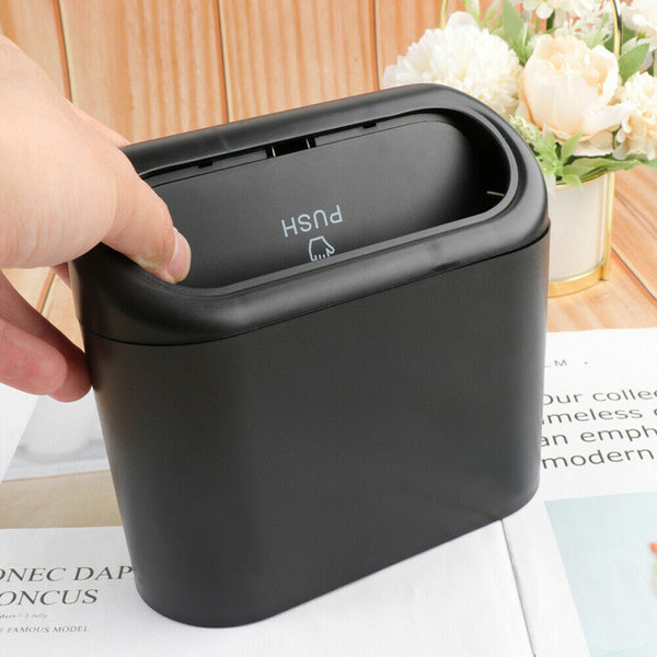 Auto Car Trash Rubbish Can Garbage Dust Dustbin Box Case Holder Bin Mini Trash