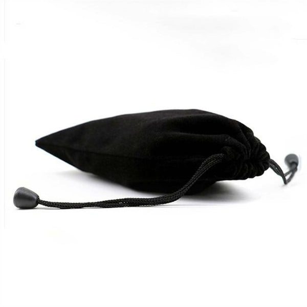 UP 300X Velvet Jewellery Gift Bag Wedding Favour Drawstring Pouch 10*14cm Black