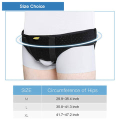 Men Hernia Support Belt Sports Inguinal Groin Hernia Pain Relief Truss Brace Men