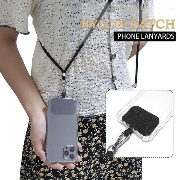 4 Colors Universal Crossbody Nylon Patch Phone Lanyards Mobile Strap Lanyard HOT
