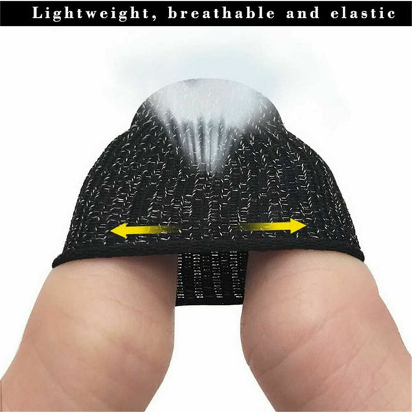 4Pairs Mobile Finger Sleeve Gaming Game Controller Sweatproof Gloves Touchscreen