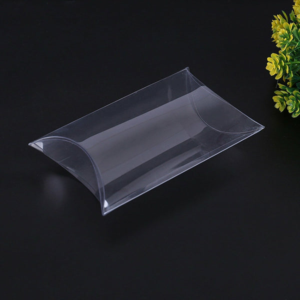 UP TO 50x Candy Boxes Pillow Style Clear PVC Sweet Wedding Party Favor Gifts Box