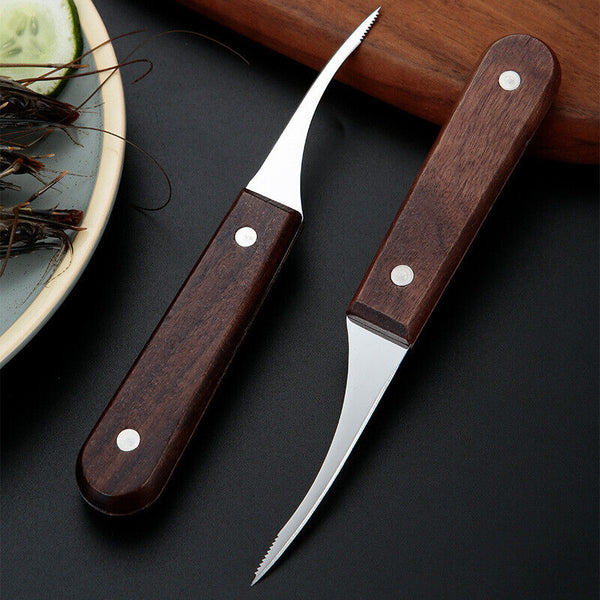 Prawn Peeler Shrimp Deveiner Device Shrimp Opener Kitchen Tool Stainless Steel