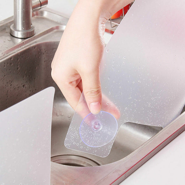 Splash Guard Board Water Washing Practical Prevent DIY Baffle Sink Kitchen Wash