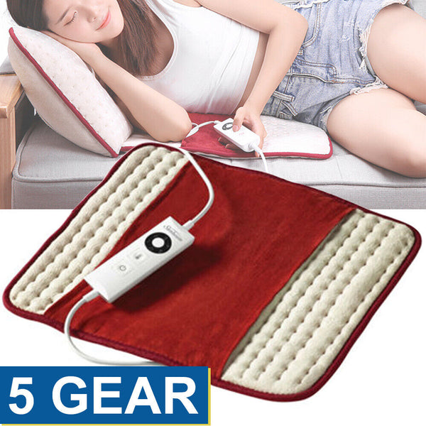 Electric Heating Pad Heat Therapy Neck Shoulder Back Feet Warmer Blanket Mat New
