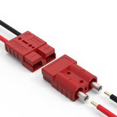 2PCS Anderson Style Plug Connectors Caravan Mounting 50 AMP 6AWG Red Tools New
