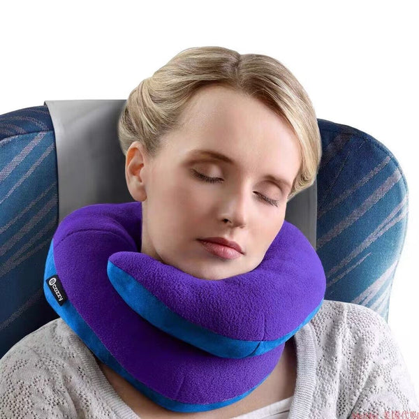 Soft Neck Pillow for Travel Comfortable & Breathable Memory Foam U Shaped Pillow