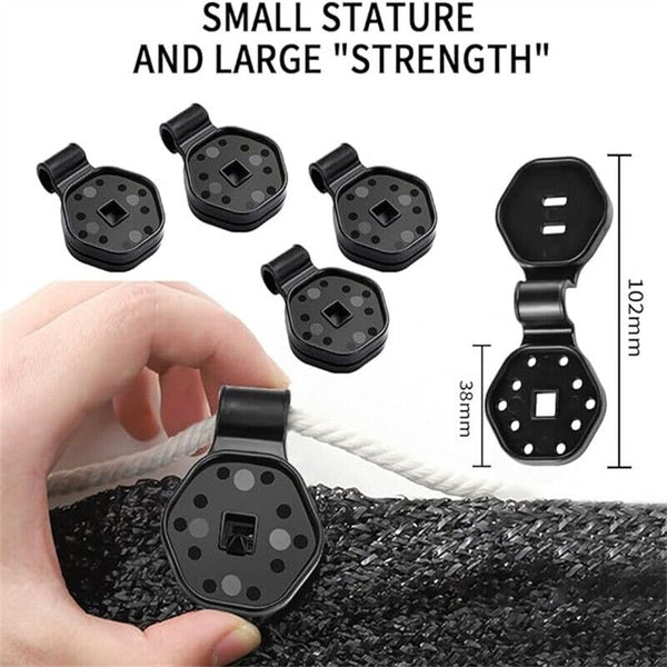 Shade Cloth Plastic Clips Round Plastic Black Clips for Sun Shade Net AU