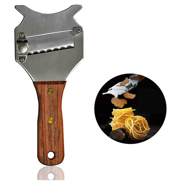 Stainless Steel Truffle Cheese Slicer Adjustable Wavy Blade Chocolate Shaver