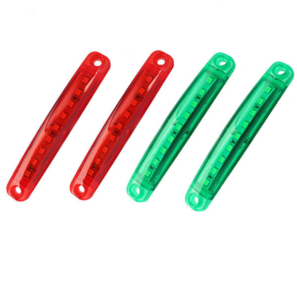 NEW Boat Navigation Lights Waterproof Marine Utility Led Strip Lights (4 Pack)