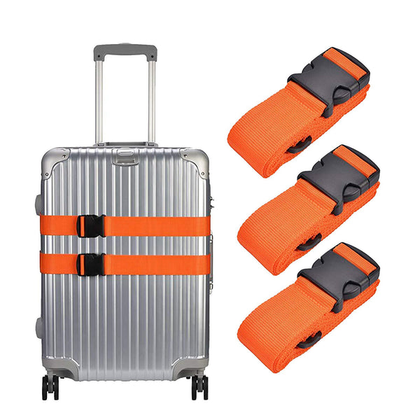 Travel Luggage Suitcase Bag Packing Secure Safe Strap Belt Lock 200cm 3 Colors