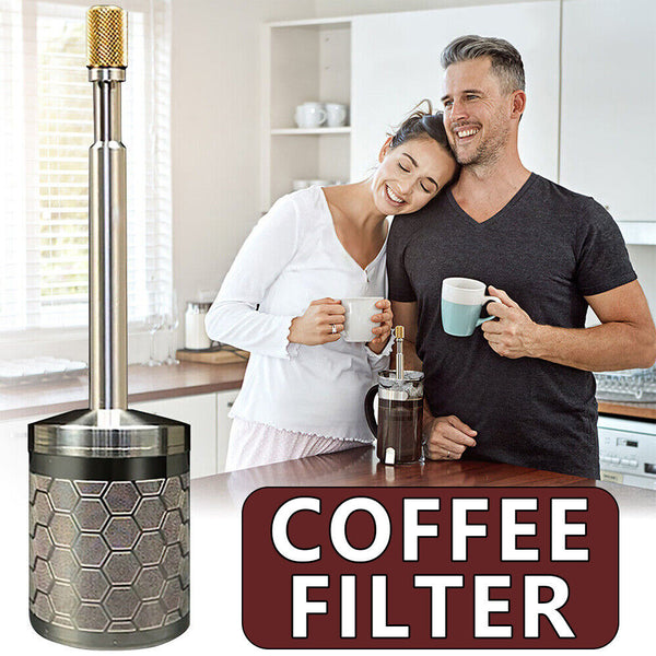 Portable Travel Coffee Brewer Final press Reusable Coffee Filter Coffee Maker AU