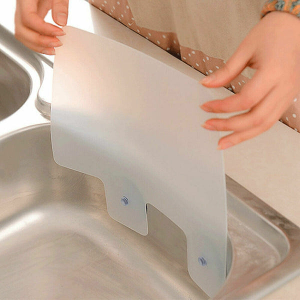 Splash Guard Board Water Washing Practical Prevent DIY Baffle Sink Kitchen Wash