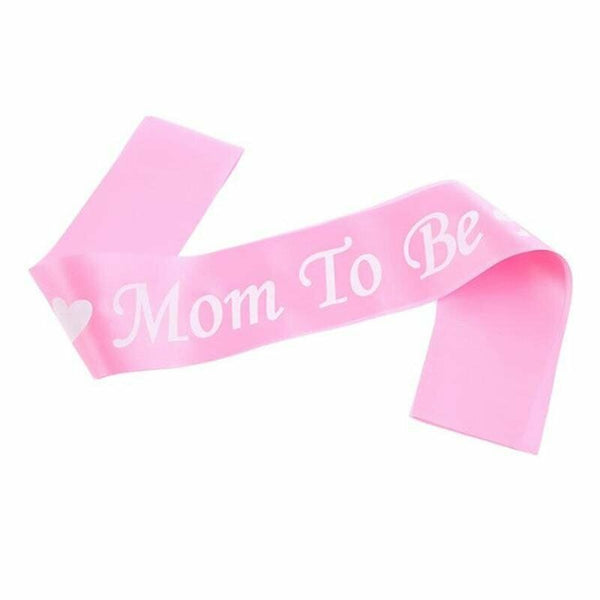 Baby Shower Sash Mum pregnant Boy Girl Sister Mummy Party Sashes Shoulder Strap