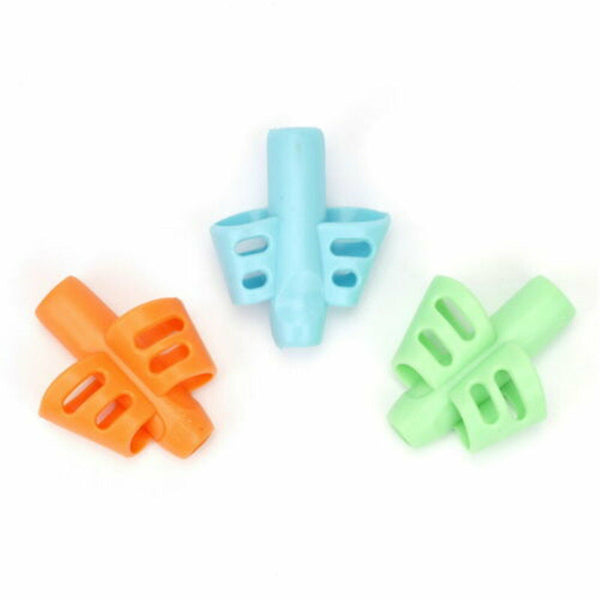 3Pcs Set Children Pencil Holder Pen Writing Aid Grip Posture Tools Correction AU