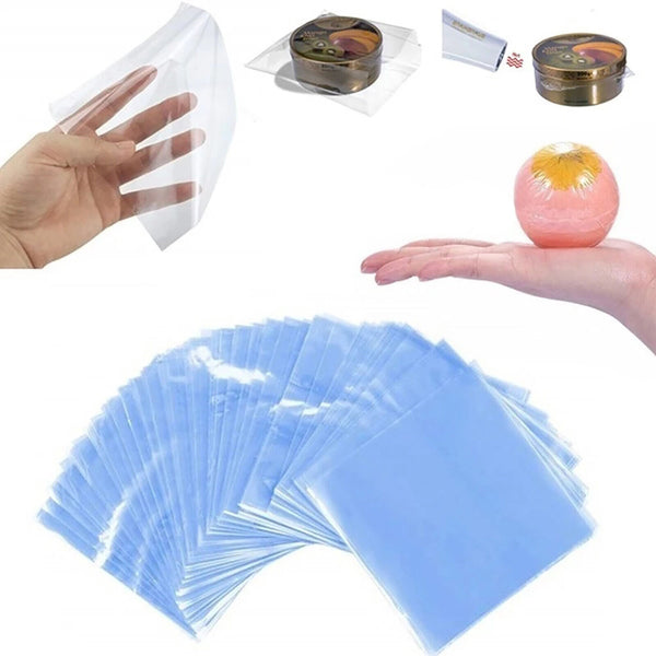 Heat Shrink Bag Film Wrap PVC Shrinkable Packaging Seal Gift DIY Crafts