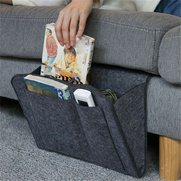 Hanging Bags Sofa Desk Bedside Organizer Pocket bed Armrest Holder Storage Caddy