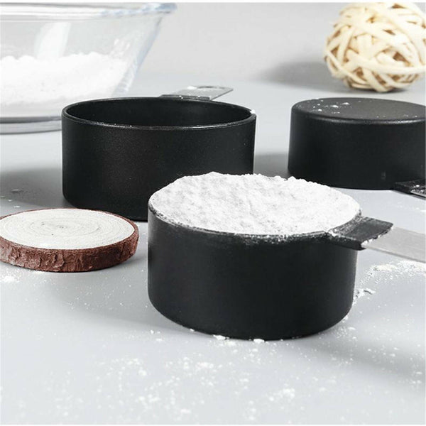 8PCS Stainless Steel Measuring Cup Spoons Kitchen Baking Cooking Tools Set New