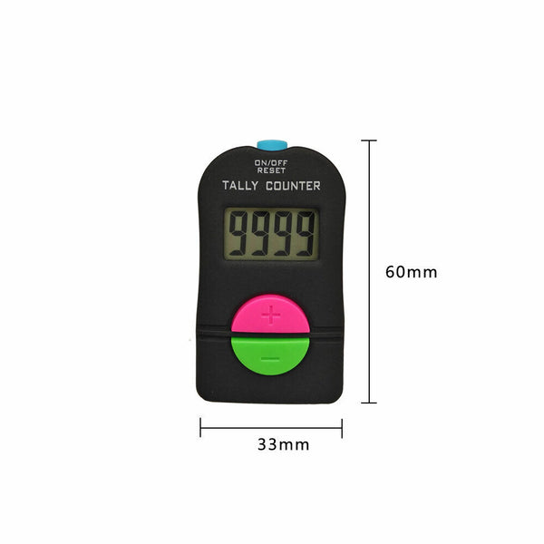 DIGITAL CROWD ELECTRONIC CLICKER HEAD TALLY BOUNCER MUL GOLF COUNTER NUMBER HAND