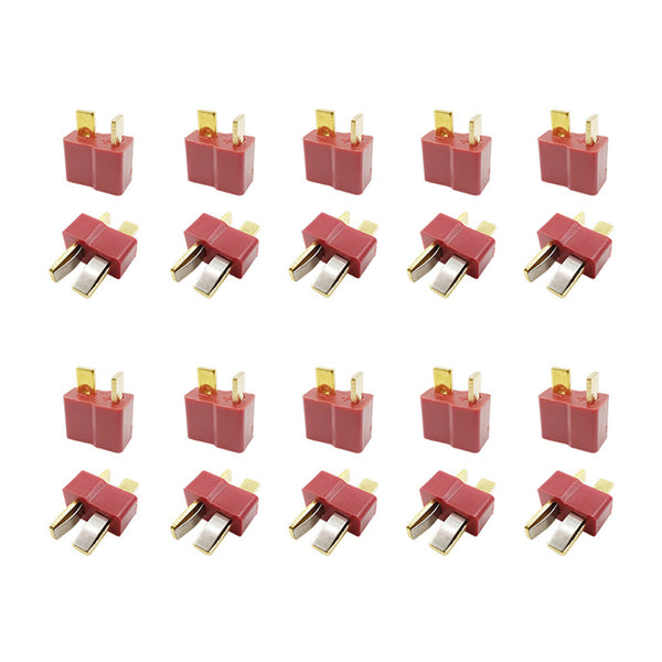 UP 40PCS T Plug Male & Female Deans Connectors Style For RC LiPo Battery New AU