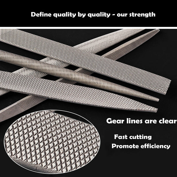 10pcs 160x4mm Diamond Mini Needle File Set For Metal Jeweler Wood Carving Craft