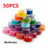 36/50Pcs Multicolor Thread Sewing Machine Bobbins Thread Embroidery Accessori AU
