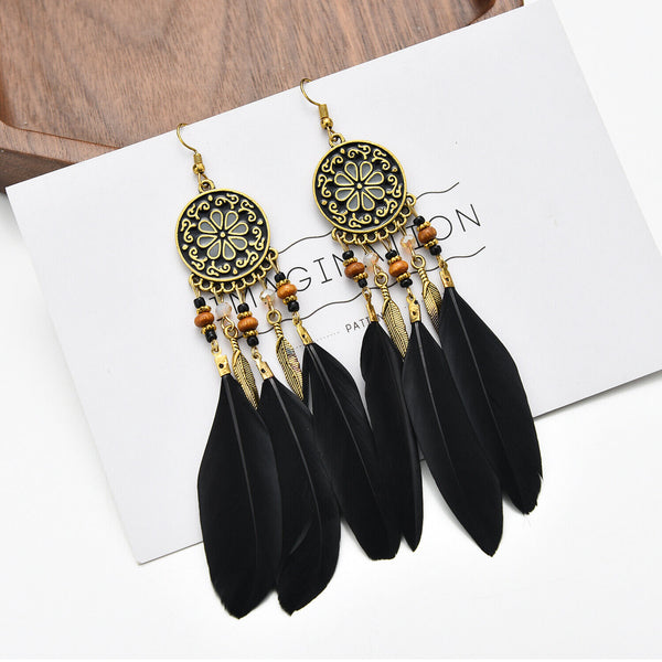 BULK 100pcs Black 10-15cm Goose Feathers DIY Craft Cake Party Decor Wedding