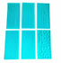 6PCS Polymer Clay Texture Embossing Tool Mold Stamp Pottery Sculpting Art Craft