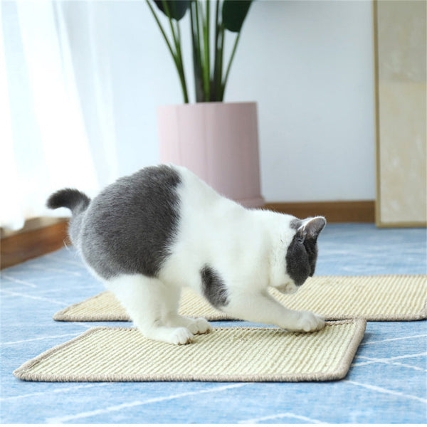 Cat Scratcher Board Pet Scratching Mat Natural Sisal Sofa Couch Protector Toy AU