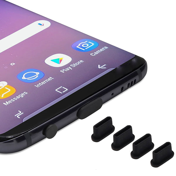 Silicone Type-C Dust Plug Phone USB C Charging Port Protector Charger Cover Caps