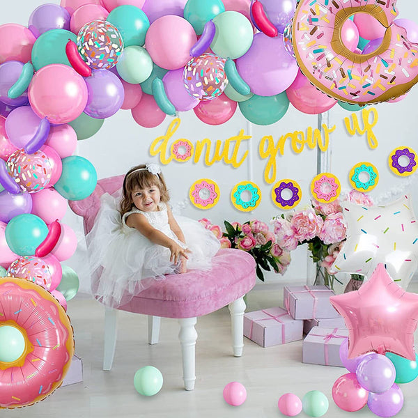 Donut Arch Balloon Set Party Supplies Garland Baby Shower Birthday Decoration