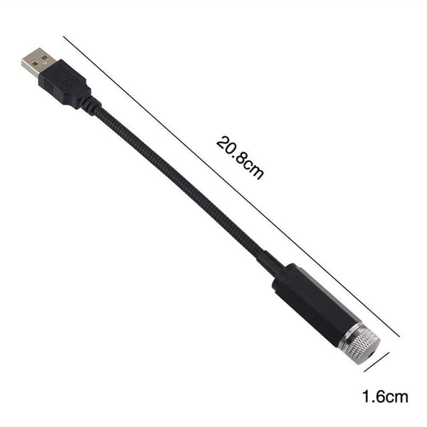 Car USB Star Ceiling Light Sky Projection Lamp Romantic Atmosphere Night Lights