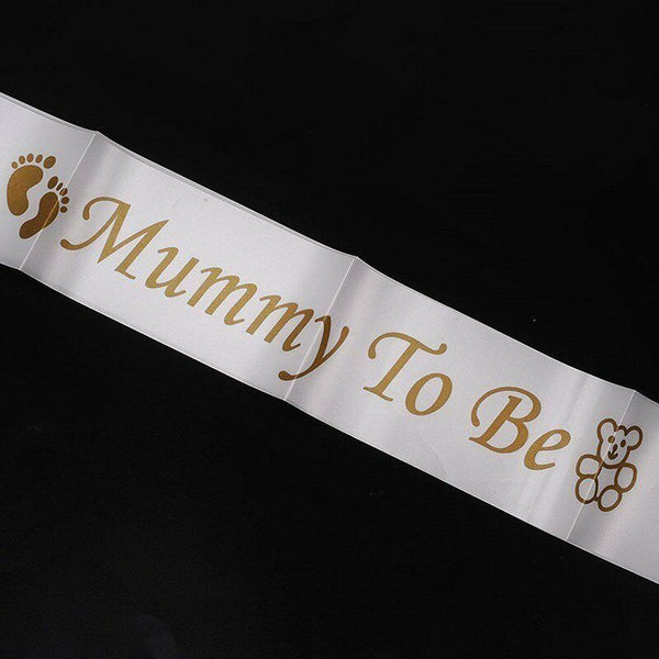 Baby Shower Sash Mum pregnant Boy Girl Sister Mummy Party Sashes Shoulder Strap