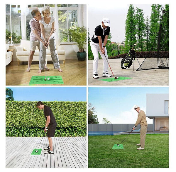 Golf Training Mat for Swing Detection Batting Golf Practice Training Aid Game AU