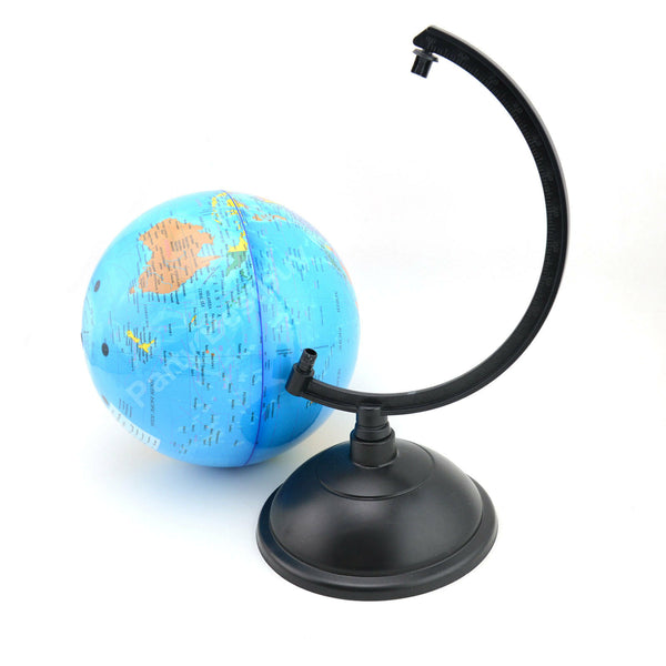 20cm Blue Ocean World Globe Map With Swivel Stand Geography Table Educationa Toy - Lets Party