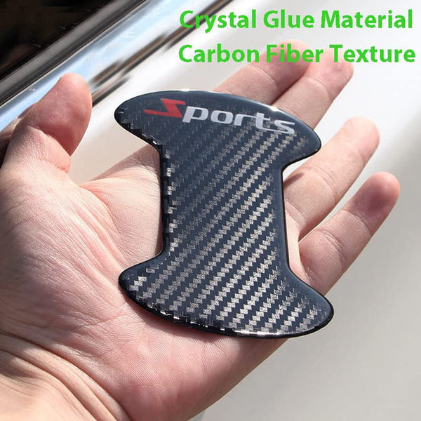 8/16X Car Door Handle Bowl Sticker Protector Anti Scratch Cover Black Accessorie