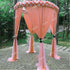 Round Ajustable Canopy  Arbour Round Iron Backdrop Stand Curtain Drape Wedding