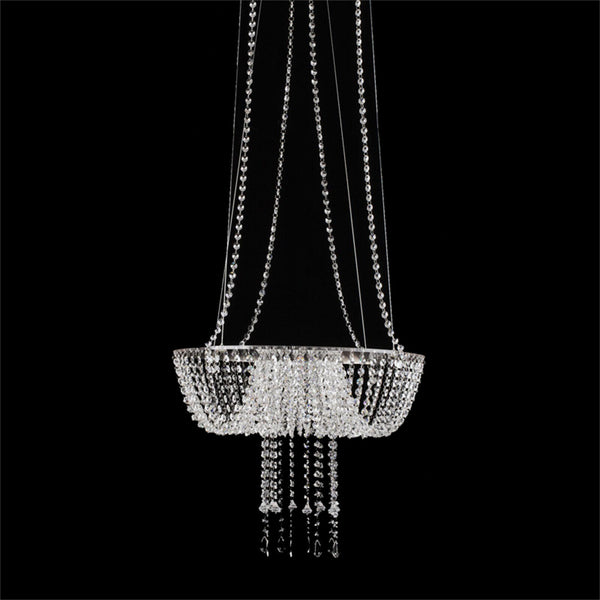 60cm Crystal Beads Candlestick Flower Stand Wedding Party Props Decoration AU