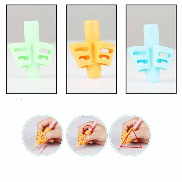3Pcs Set Children Pencil Holder Pen Writing Aid Grip Posture Tools Correction AU