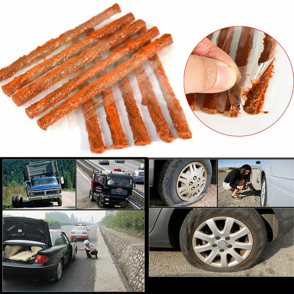 40X Tyre Repair Plugs Car Tire Puncture Recovery Tyre Tubeless Seal Plugs Strip