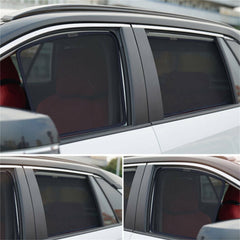 Magnetic Car Sun Shade – 4pc Mesh Side Window UV Curtain