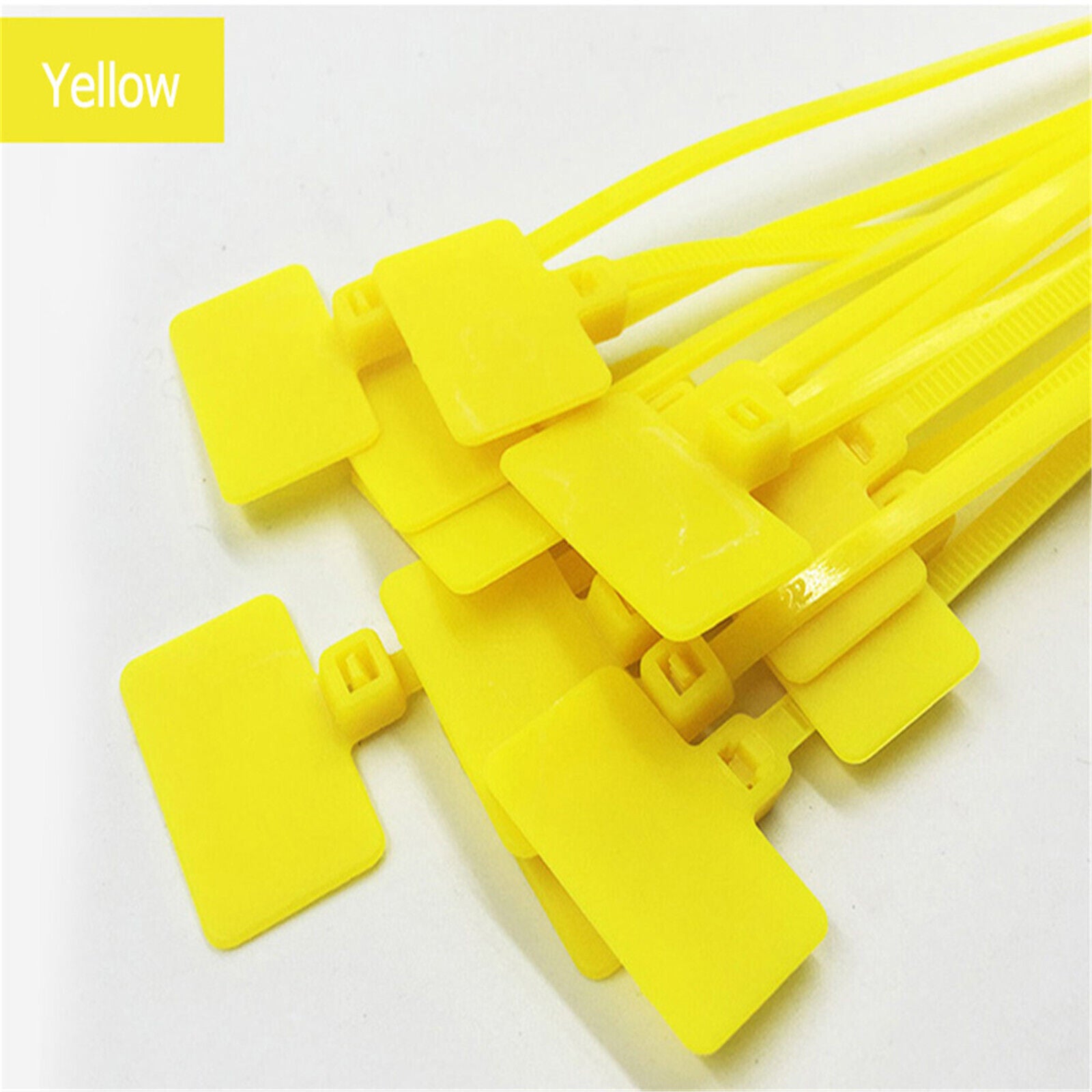 UP 500X Cable Zip Ties Nylon Mark Marker Tags Tag Ethernet RJ45 RJ12 w
