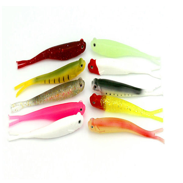 10/20X 13CM Soft Plastic Lures Snapper Jerk Shad Minnow Gulp King Stick Bait 8g