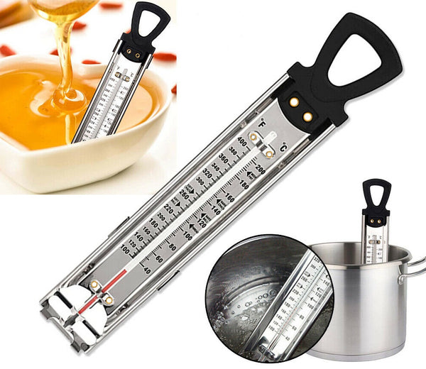 Candy Home Cooking Thermometer Portable for Sugar Kitchen Crafts Stainless Steel - Lets Party