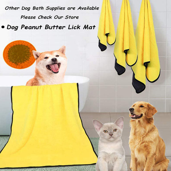 100x50cm Pet Drying Towel Cleaning Water Dog Cat Bath Microfiber Clean Wash Soft